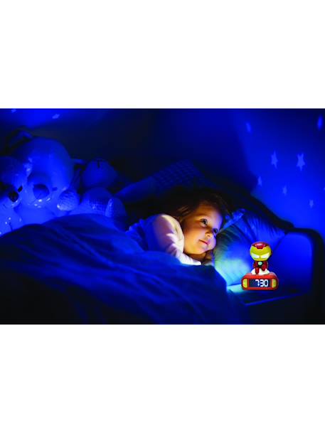 Réveil avec veilleuse iron man en 3d ROUGE 4 - vertbaudet enfant 
