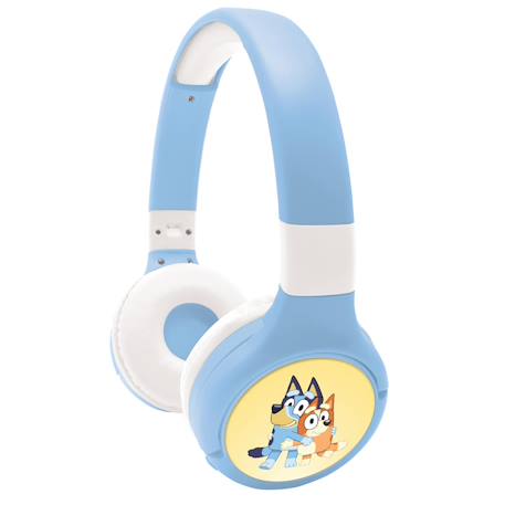 Casque 2 en 1 bluey bluetooth et filaire avec limitation de son 85 dB ROSE 1 - vertbaudet enfant 