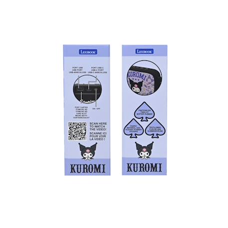 Enceinte bluetooth portable kuromi Violet 3 - vertbaudet enfant 