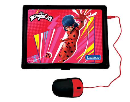 Ordinateur portable éducatif bilingue miraculous (fr/en) ROUGE 2 - vertbaudet enfant 