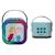 Enceinte karaoké portable la reine des neiges avec un microphone sans fil BLEU 2 - vertbaudet enfant 