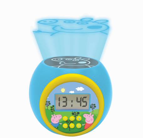 Réveil projecteur peppa pig BLEU 2 - vertbaudet enfant 