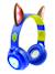 Casque lumineux pliable bluetooth et filaire chase de la pat' patroulle avec limitation du volume BLEU 2 - vertbaudet enfant 