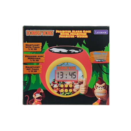 Réveil projecteur donkey kong ROUGE 5 - vertbaudet enfant 