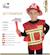Set de déguisement enfant pompier avec gilet Rouge 2 - vertbaudet enfant 