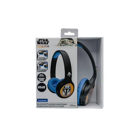 Casque 2 en 1 star wars bluetooth et filaire avec limitation de son Noir 5 - vertbaudet enfant 