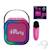 Enceinte karaoké portable avec 2 microphones sans fil ROSE 1 - vertbaudet enfant 