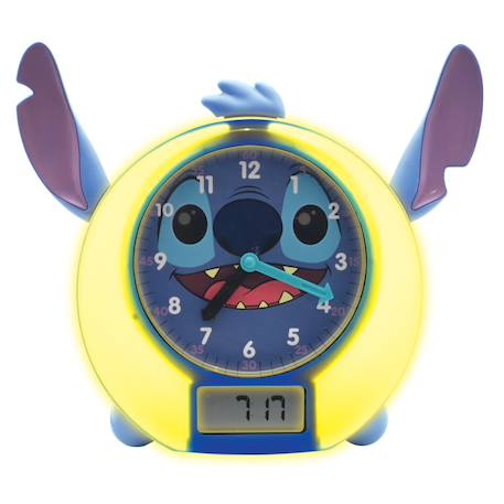 Mon compagnon de nuit éducatif Stitch - Réveil, coach du sommeil, veilleuse BLEU 3 - vertbaudet enfant 