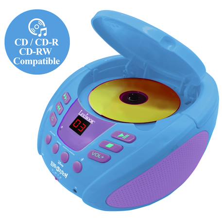 Lecteur cd bluetooth Stitch  - Portable, Effets Lumineux, Pile ou Secteur, Prise Micro BLEU 3 - vertbaudet enfant 