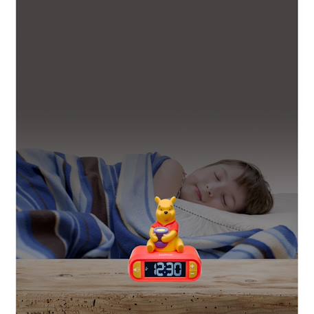 Réveil digital avec veilleuse winnie et effets sonores ROUGE 4 - vertbaudet enfant 