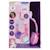 Casque lumineux pliable bluetooth et filaire licorne avec limitation du volume ROSE 2 - vertbaudet enfant 