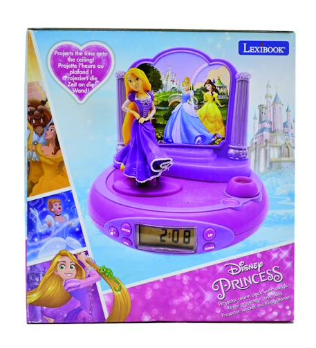 Réveil projecteur disney princesse raiponce en 3d ROSE 6 - vertbaudet enfant 