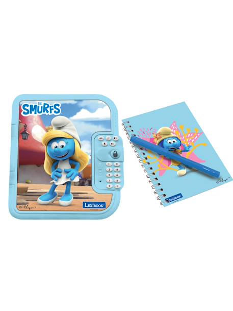 Journal intime électronique avec coffre-fort schtroumpfs BLEU 1 - vertbaudet enfant 