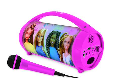 Enceinte bluetooth lumineuse avec micro barbie ROSE 1 - vertbaudet enfant 