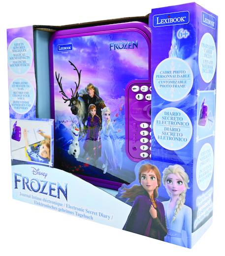 Journal intime éléctronique avec coffre-fort la reine des neiges Violet 6 - vertbaudet enfant 