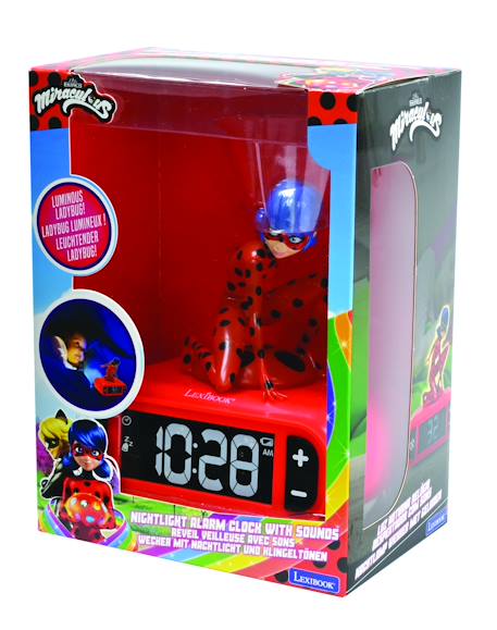 Radio réveil personnage lumineux miraculous ROUGE 2 - vertbaudet enfant 