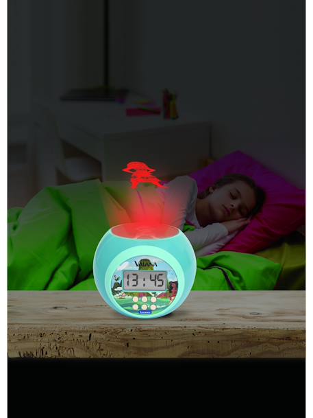 Réveil projecteur Vaiana, fonction alarme, veilleuse avec minuterie, écran LCD BLEU 2 - vertbaudet enfant 