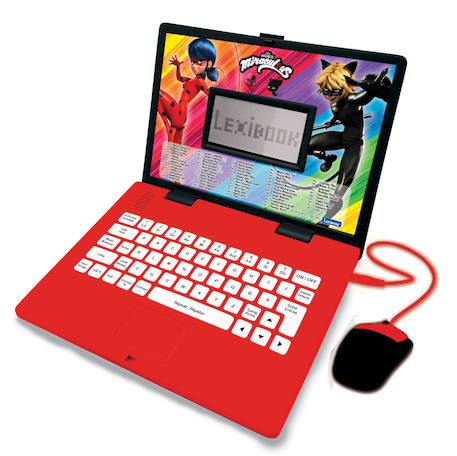 Ordinateur portable éducatif bilingue miraculous (fr/en) ROUGE 1 - vertbaudet enfant 