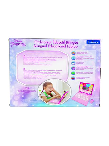 Ordinateur portable éducatif bilingue disney princesse (fr/en) ROSE 4 - vertbaudet enfant 
