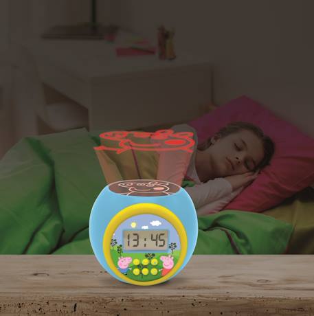 Réveil projecteur peppa pig BLEU 5 - vertbaudet enfant 