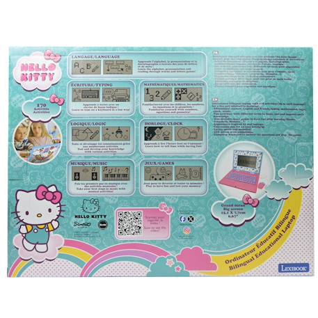 Ordinateur portable éducatif bilingue écran 6.7' hello kitty (fr/en) BLEU 4 - vertbaudet enfant 