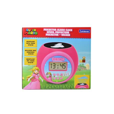 Réveil projecteur peach ROUGE 5 - vertbaudet enfant 