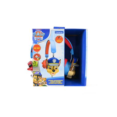Casque stéréo filaire pliable avec limitation de volume d'écoute la pat ‘patrouille 3d BLEU 4 - vertbaudet enfant 