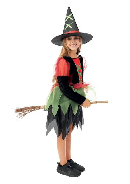 Déguisement enfant fille fée Multicolore+Rose+Vert irisé 2 - vertbaudet enfant 