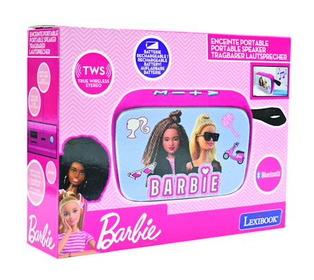 Enceinte bluetooth portable barbie ROSE 4 - vertbaudet enfant 