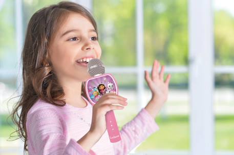 Micro karaoké sans fil gabby avec enceinte bluetooth ROSE 4 - vertbaudet enfant 