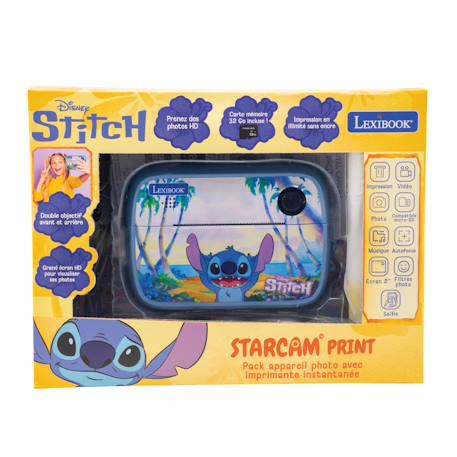 Appareil photo numérique instantané pour enfants – Disney Stitch BLEU 4 - vertbaudet enfant 