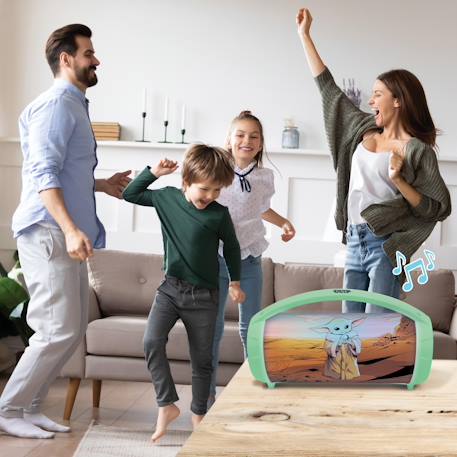 Enceinte bluetooth® sans-fil lumineuse avec micro star wars VERT 4 - vertbaudet enfant 