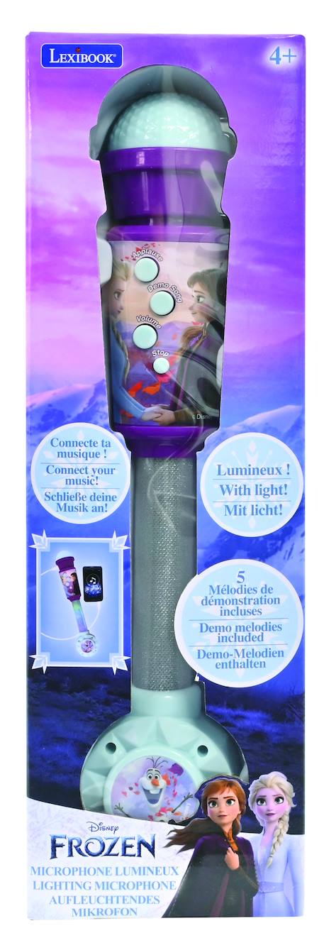 Microphone reine des neiges avec tube lumineux et enceinte BLEU 5 - vertbaudet enfant 