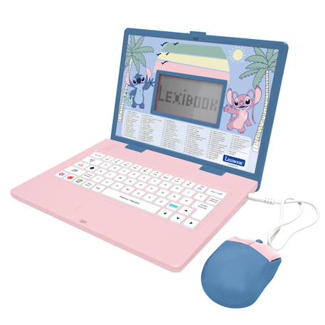 Ordinateur éducatif bilingue avec 164 activités au design stitch (en/fr) BLEU 1 - vertbaudet enfant 