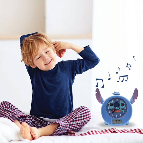 Mon compagnon de nuit éducatif Stitch - Réveil, coach du sommeil, veilleuse BLEU 4 - vertbaudet enfant 