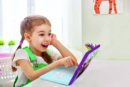 Ordinateur portable  6.7” éducatif bilingue la Reine des neiges (fr/en), 170 Activités, Grand écran BLEU 4 - vertbaudet enfant 