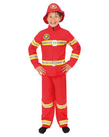 Déguisement enfant pompier gilet, pantalon et chapeau Bleu+Rouge 3 - vertbaudet enfant 