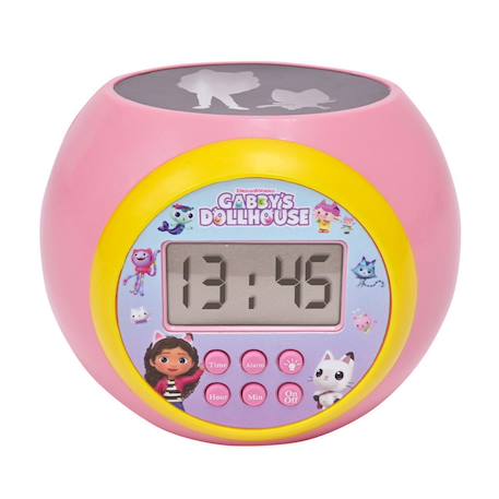 Réveil projecteur gabby et la maison magique ROSE 1 - vertbaudet enfant 