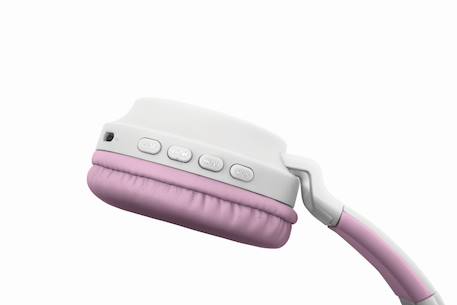Casque sans fil rechargeable lumineux avec oreilles de chat Bluetooth ROSE 5 - vertbaudet enfant 