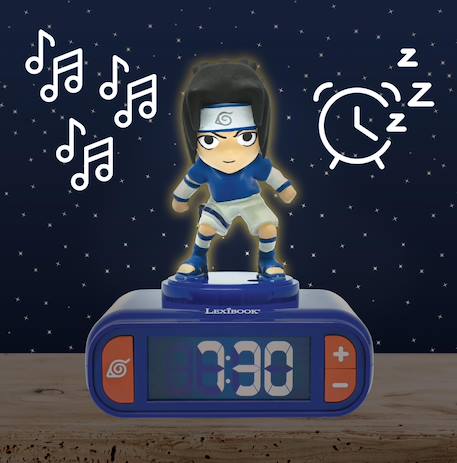 Réveil - veilleuse sasuke avec effets sonores BLEU 2 - vertbaudet enfant 