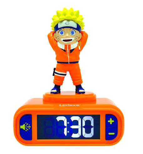 Réveil avec veilleuse naruto en 3d ORANGE 1 - vertbaudet enfant 