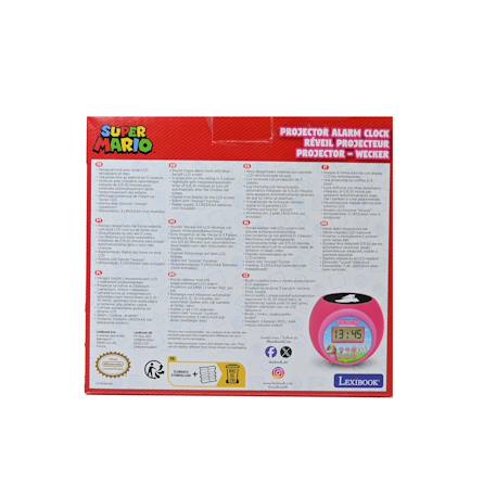 Réveil projecteur peach ROUGE 3 - vertbaudet enfant 