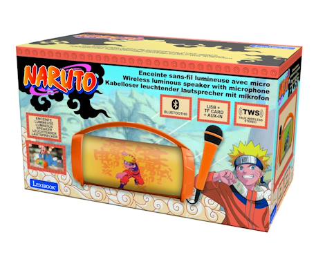 Enceinte bluetooth lumineuse avec naruto ORANGE 3 - vertbaudet enfant 