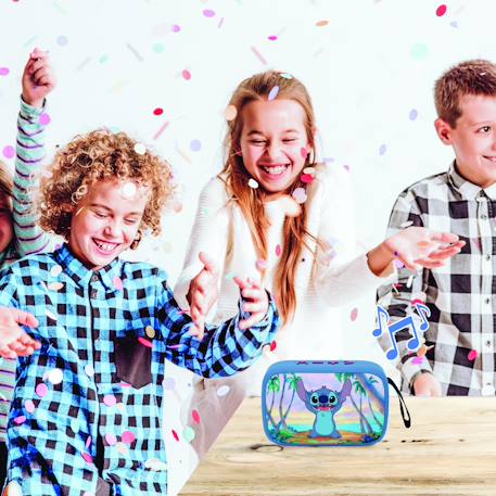 Enceinte bluetooth portable Stitch - sans-Fil, USB-C, Batterie rechargeable BLEU 6 - vertbaudet enfant 