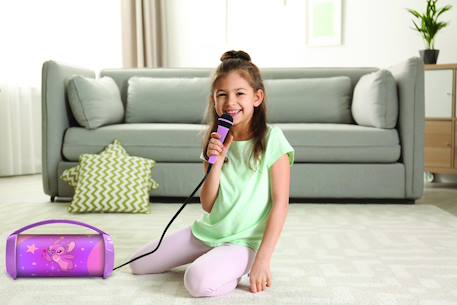 Enceinte bluetooth lumineuse avec micro angel stitch ROSE 5 - vertbaudet enfant 