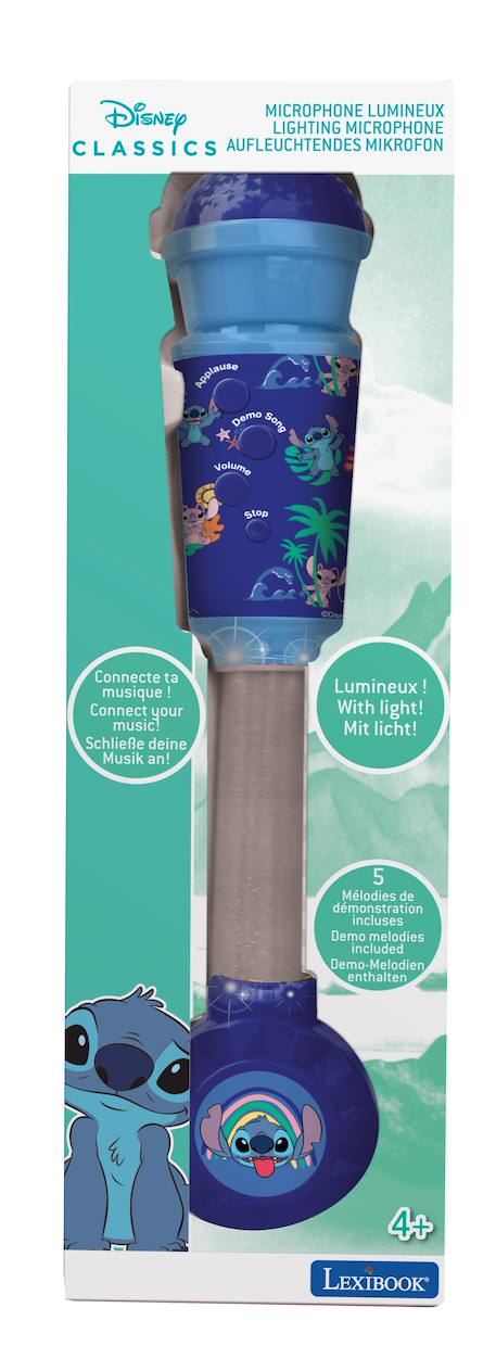 Microphone stitch avec tube lumineux et enceinte BLEU 3 - vertbaudet enfant 