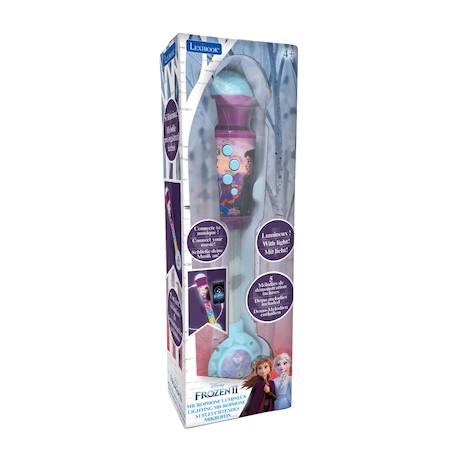 Microphone reine des neiges avec tube lumineux et enceinte BLEU 4 - vertbaudet enfant 