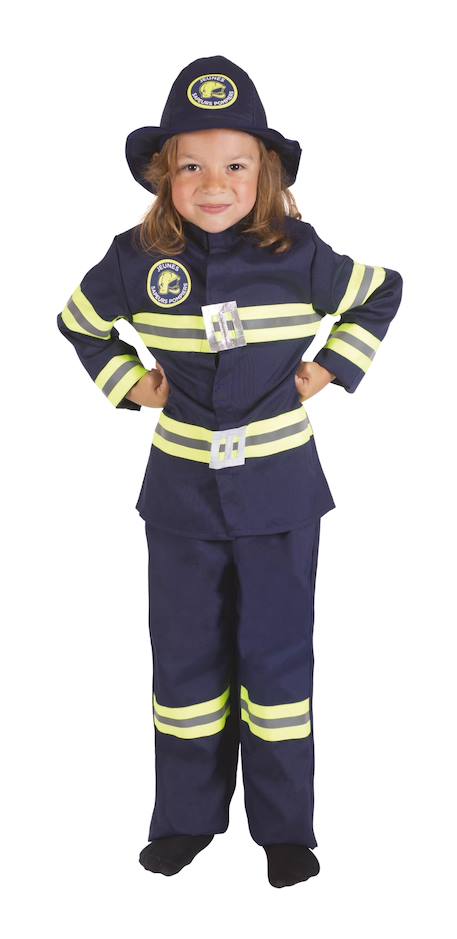 Déguisement enfant pompier Bleu+Rouge 1 - vertbaudet enfant 