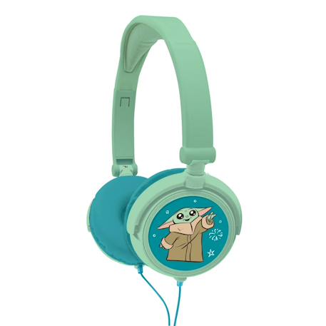Casque stéréo filaire pliable avec limitation de volume d'écoute star wars VERT 1 - vertbaudet enfant 