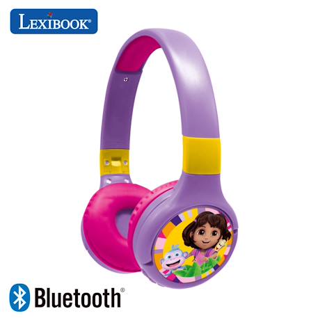 Casque 2 en 1 dora bluetooth et filaire avec limitation de son ROUGE 4 - vertbaudet enfant 